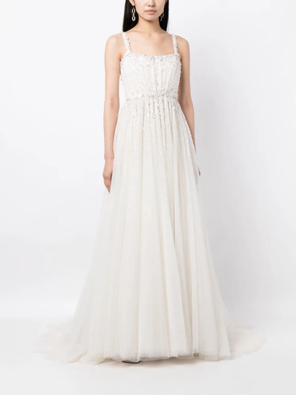 Astrid Embellished-Tulle Bridal Gown