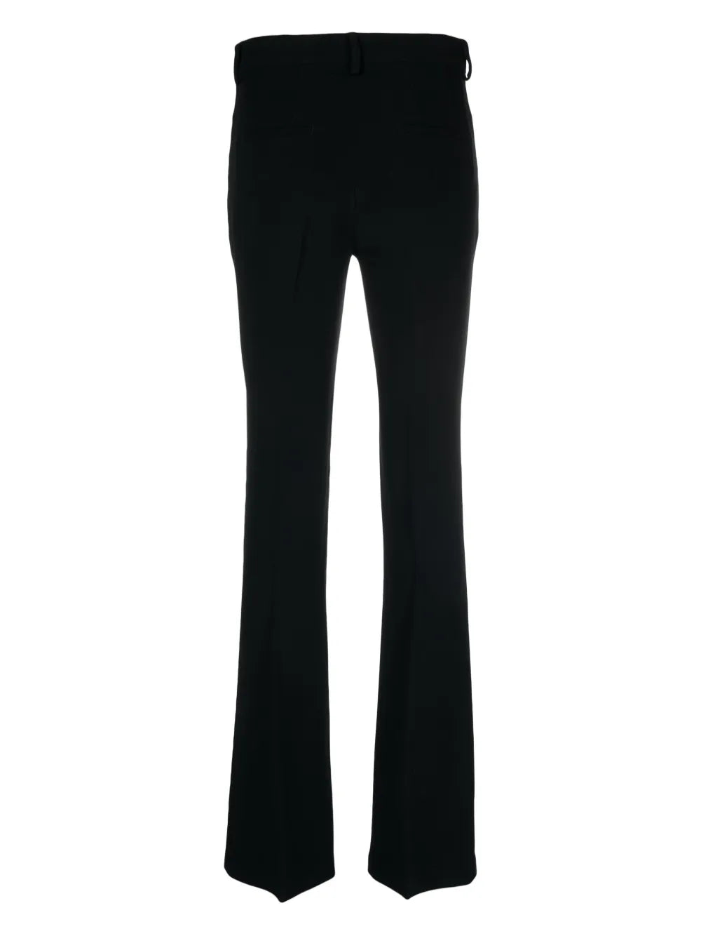 Mid-Rise Flared Trousers