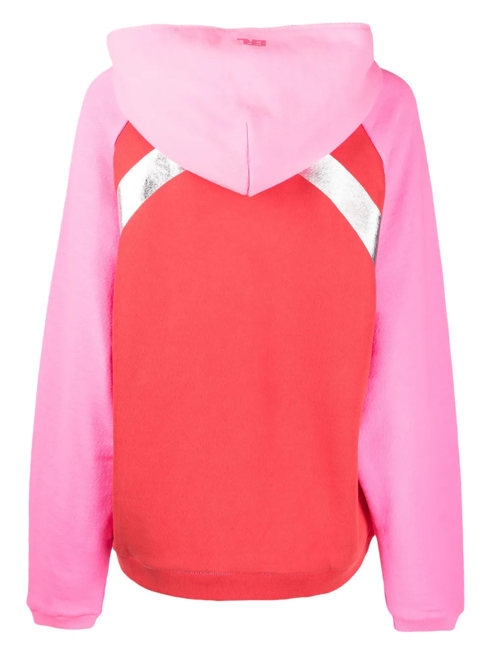 Colour-Blocked Cotton Hoodie