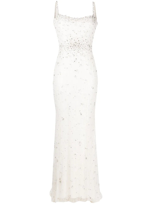 Kabla Floral-Sequin Bridal Gown