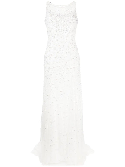 Ida Embellished Pleated Dress