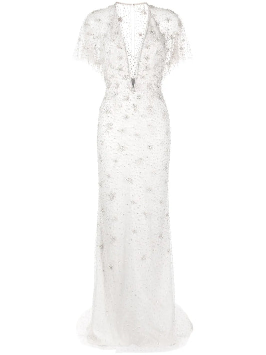 Sofie Crystal-Embellished Gown