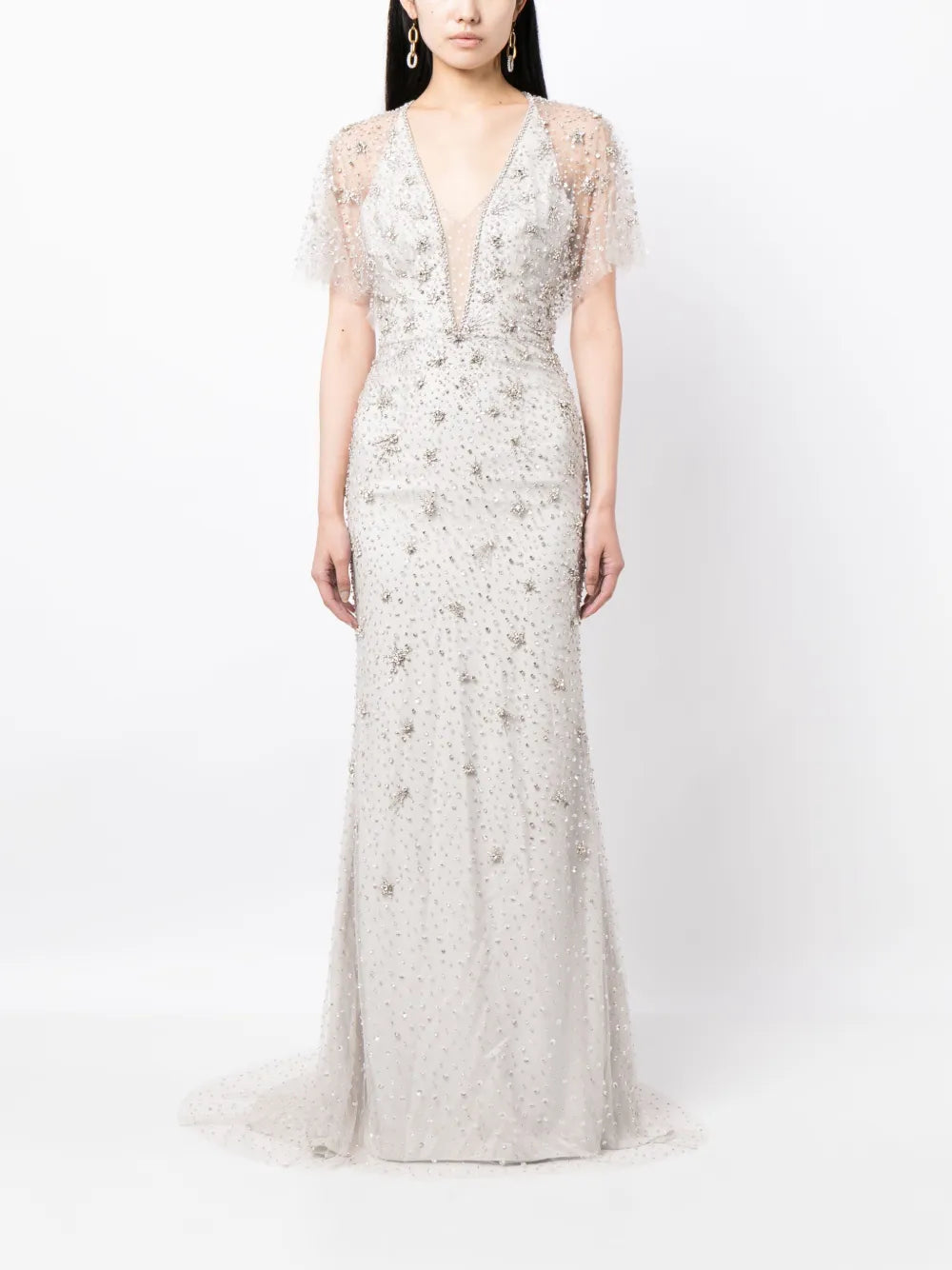 Sofie Crystal-Embellished Gown