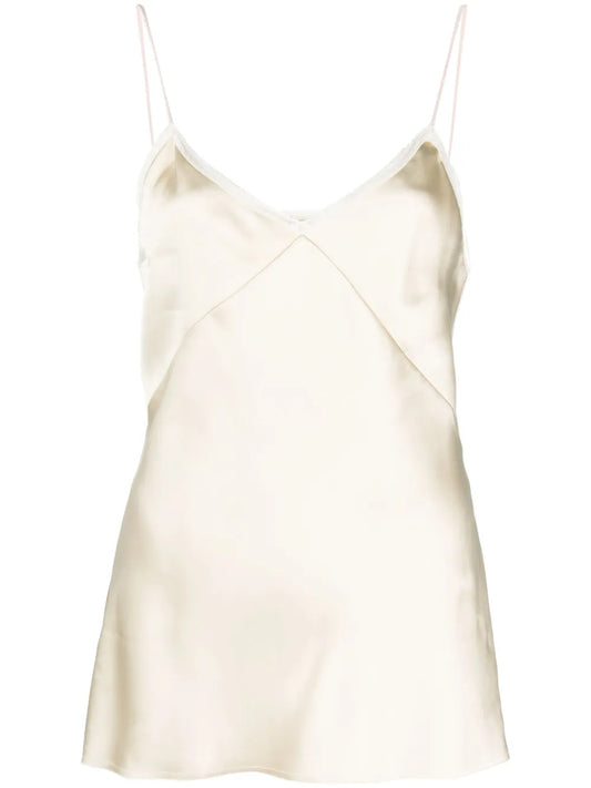 Spaghetti-Straps Satin-Finish Top