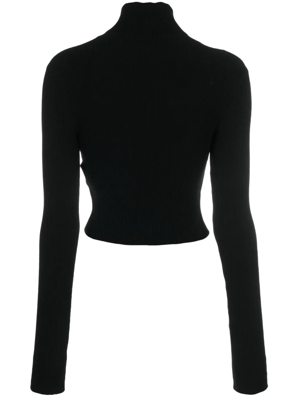 Roll-Neck Ribbed Jumper