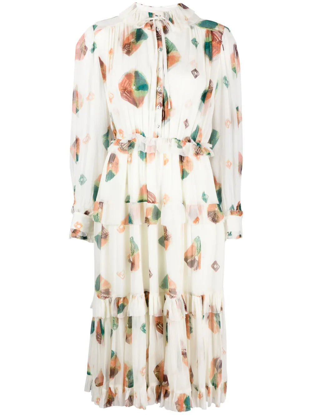 Reina Chiffon Midi Dress