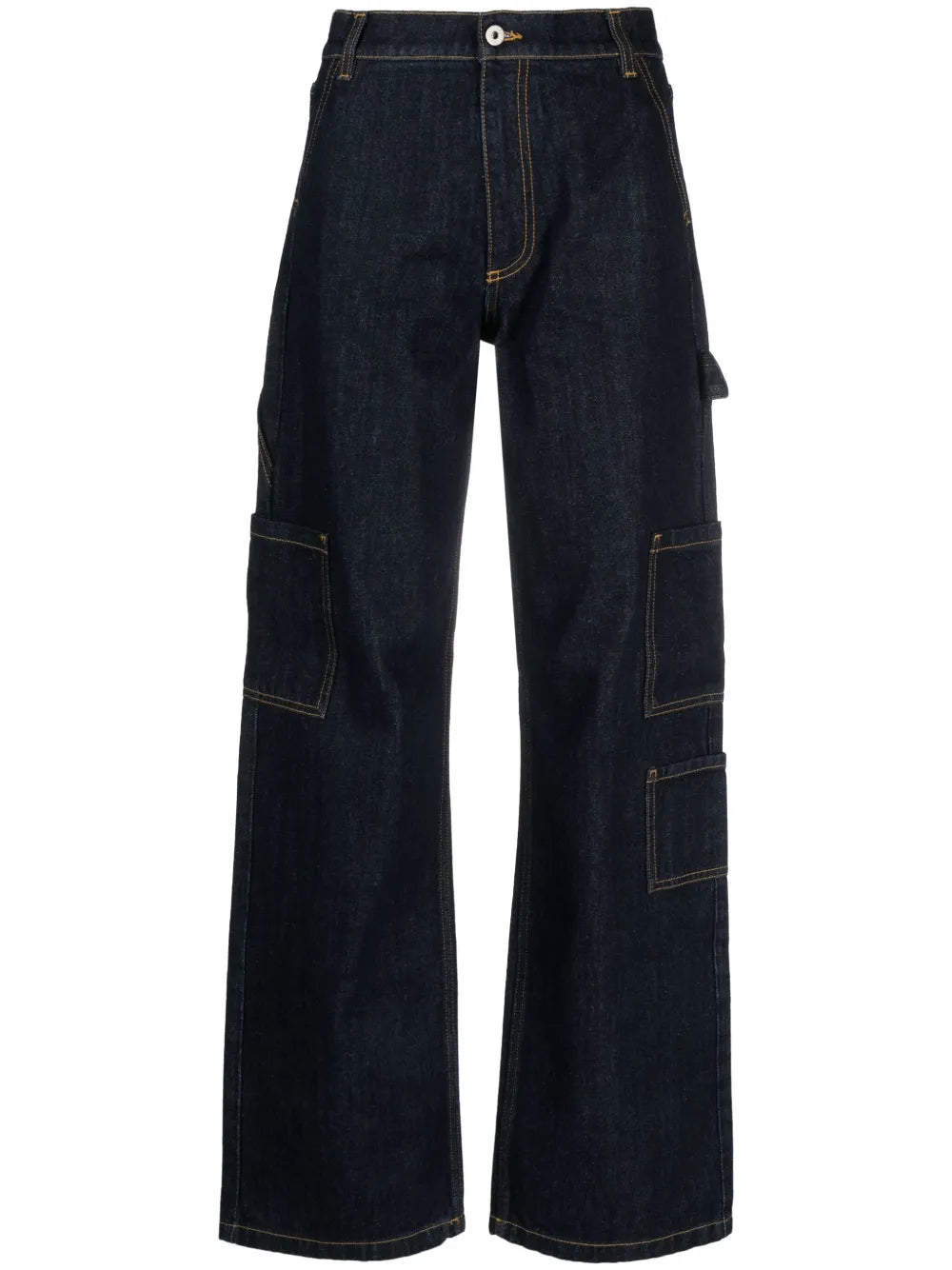 High-Rise Straight-Leg Jeans