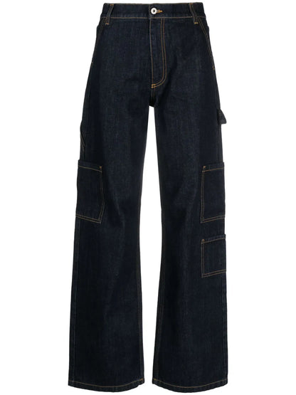 High-Rise Straight-Leg Jeans