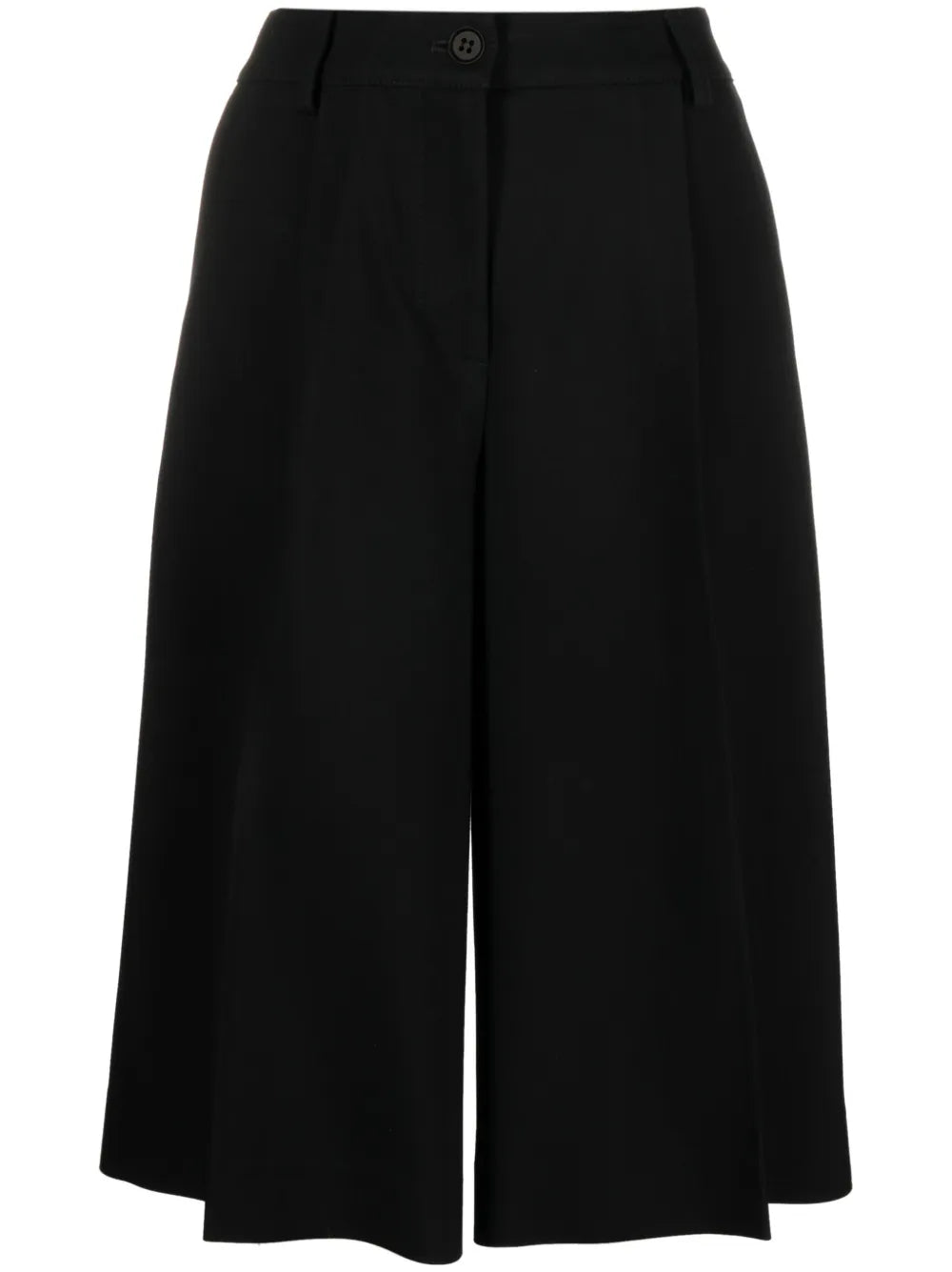 Low-Rise Wide-Leg Tailored Shorts