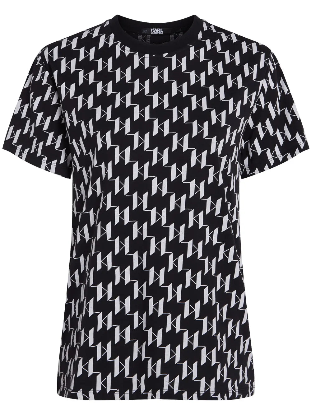 Monogram-Print Organic-Cotton T-Shirt