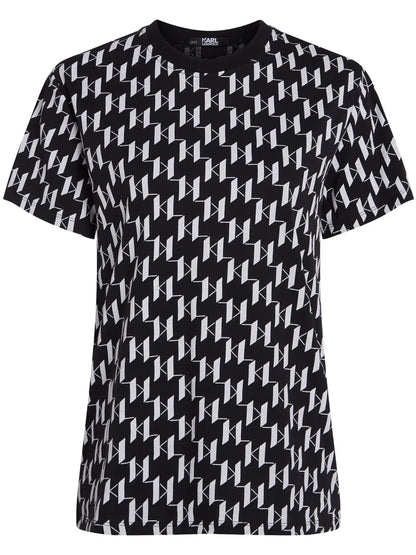 Monogram-Print Organic-Cotton T-Shirt