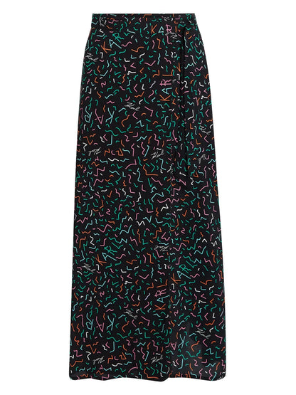 Geometric-Print Sarong