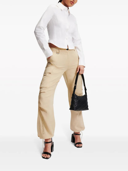 Straight-Leg Cargo Trousers