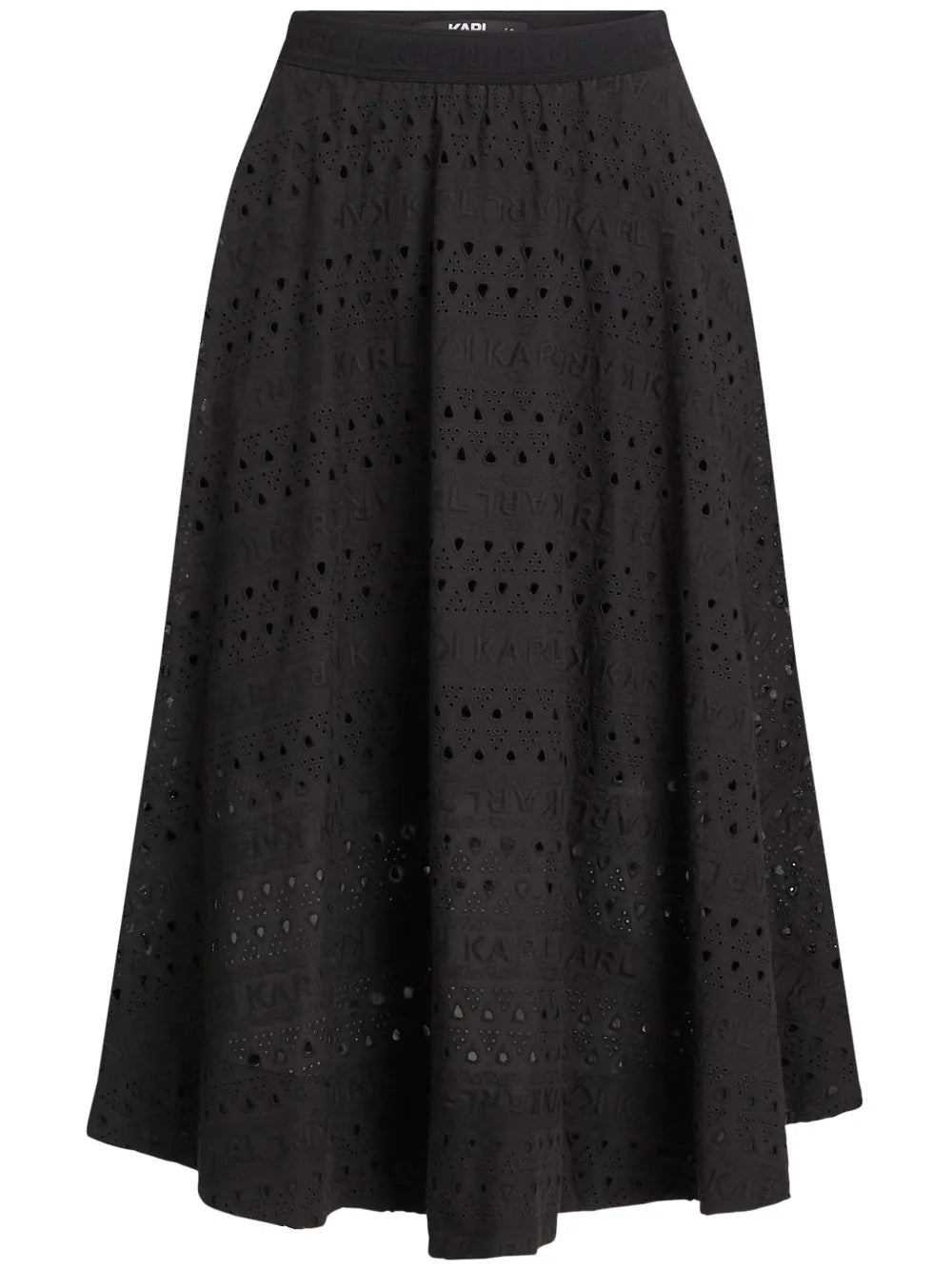 Broderie-Anglaise Midi Skirt