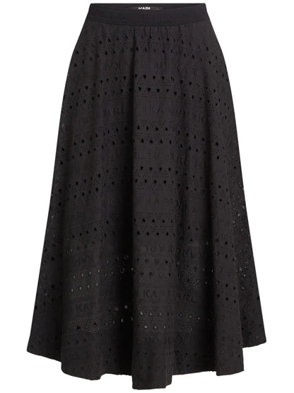 Broderie-Anglaise Midi Skirt