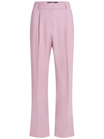 Wool-Blend Straight-Leg Trousers