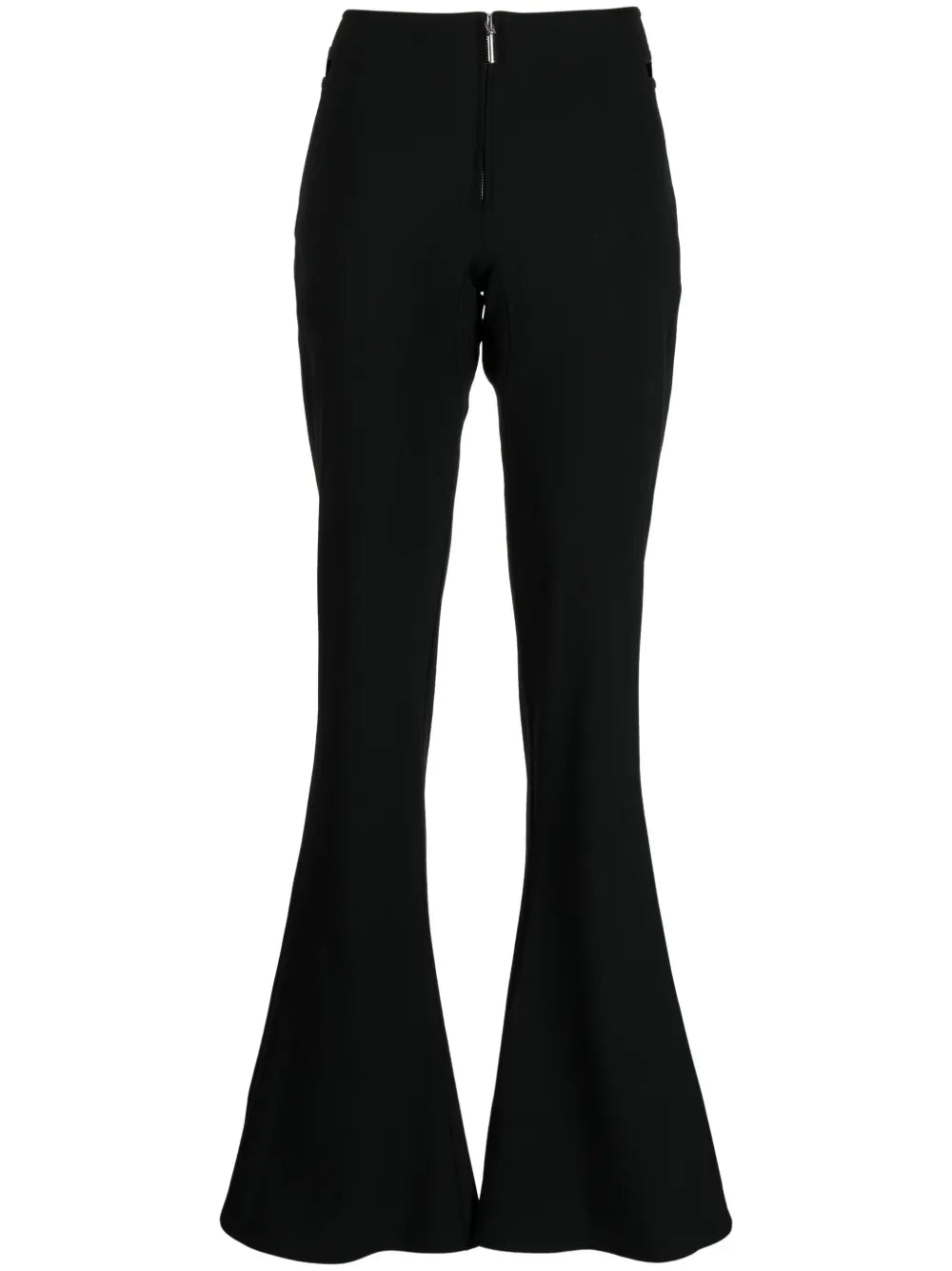 Low-Rise Flared Trousers