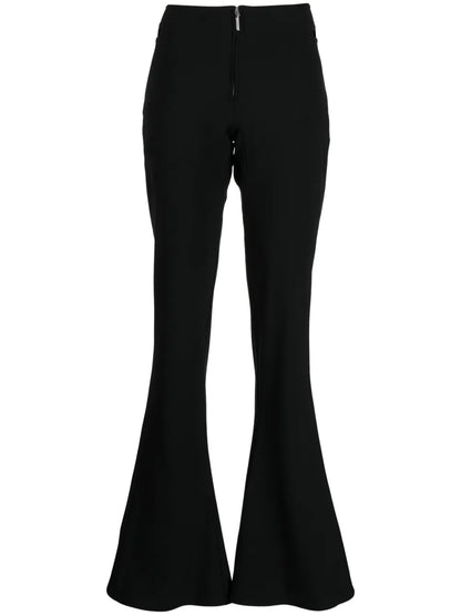 Low-Rise Flared Trousers