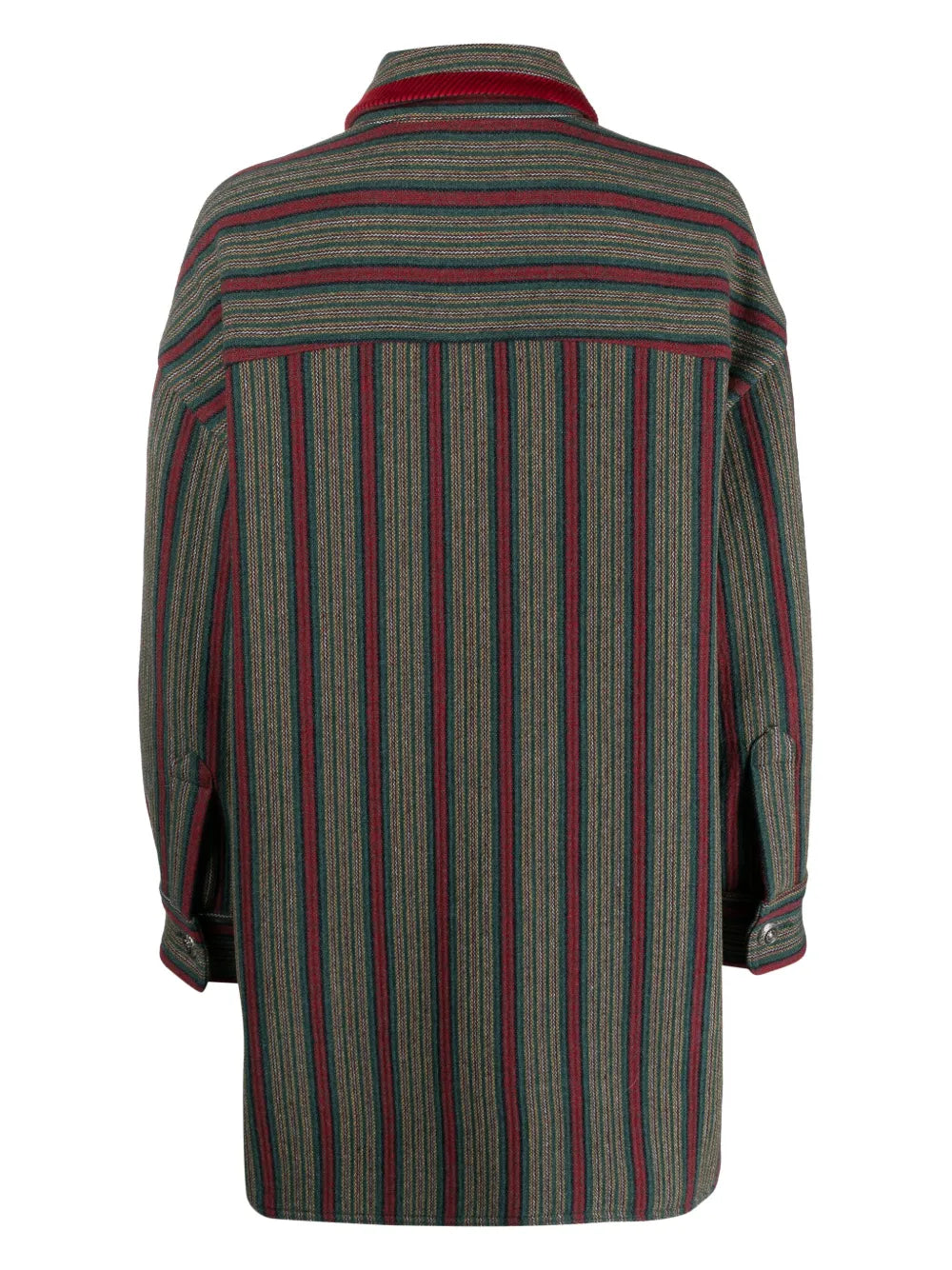 Striped Wool-Blend Jacket