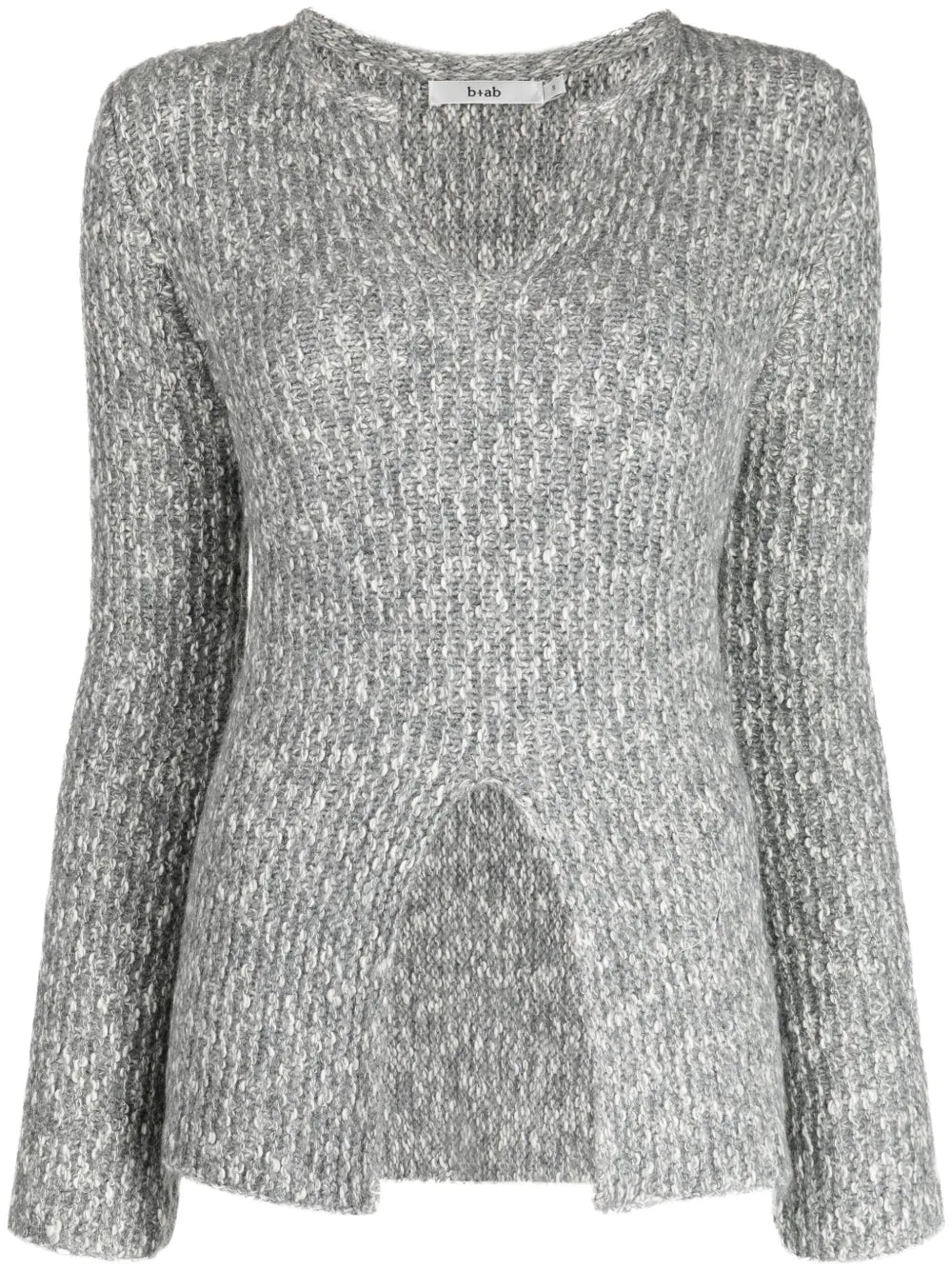 Front-Slit Mélange Jumper