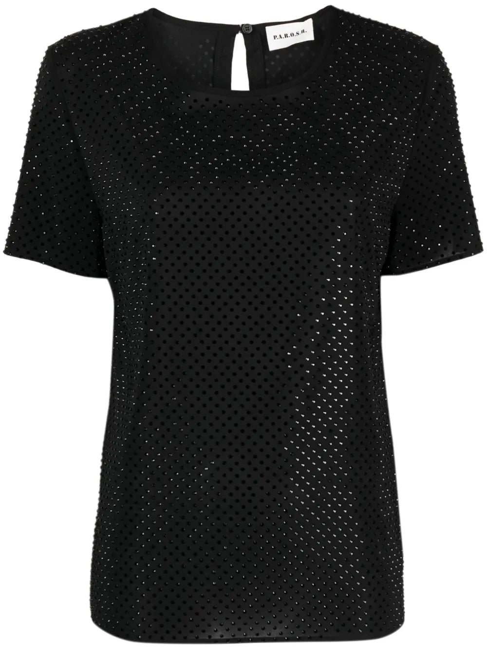 Rhinestone-Embellished T-Shirt