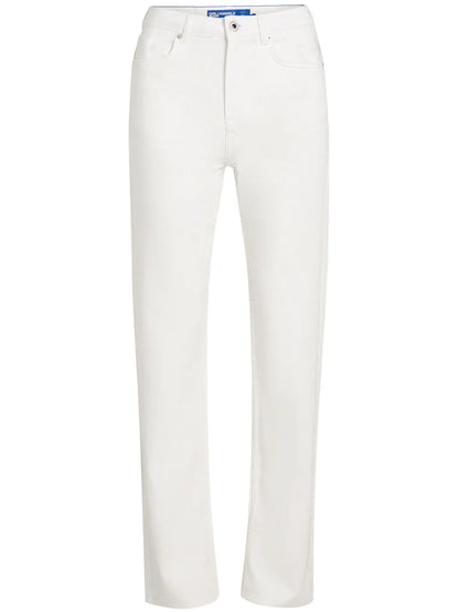 High-Rise Straight-Leg Jeans