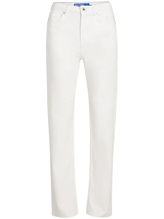 High-Rise Straight-Leg Jeans