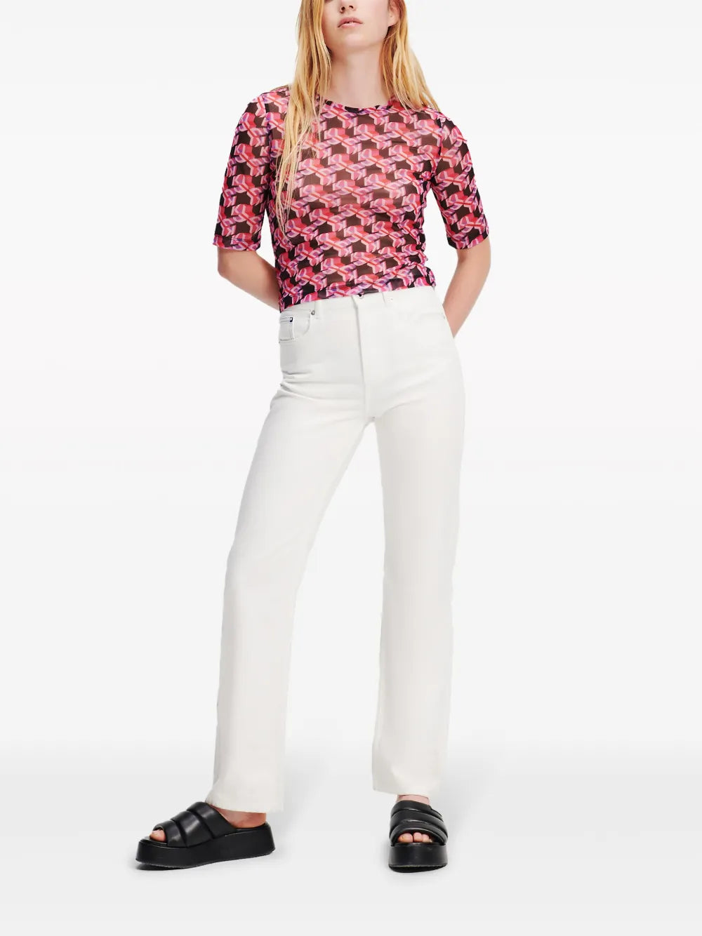 High-Rise Straight-Leg Jeans