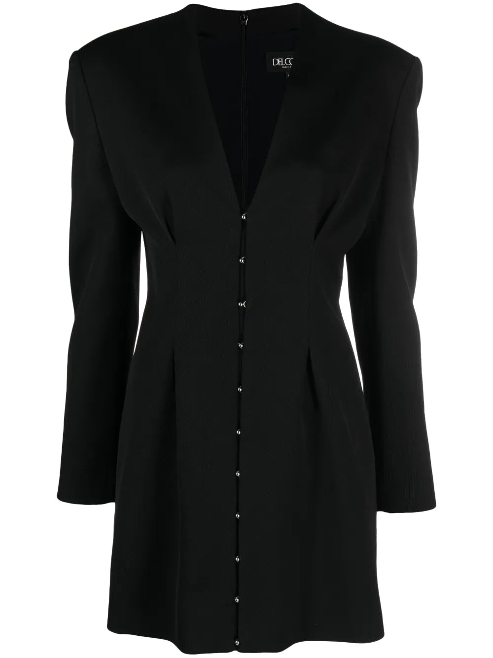 Plunging V-Neck Fitted Minidress