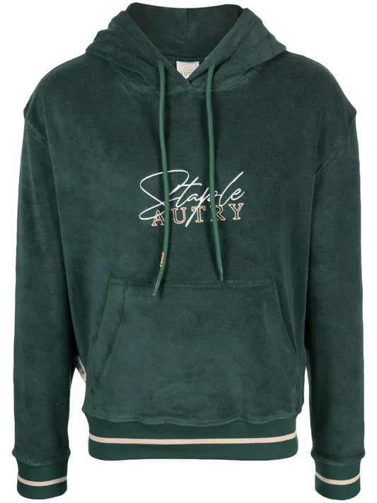 Logo-Embroidered Hoodie