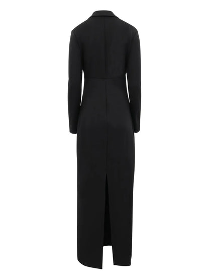 Humboldt Satin-Trim Maxi Dress