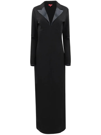 Humboldt Satin-Trim Maxi Dress