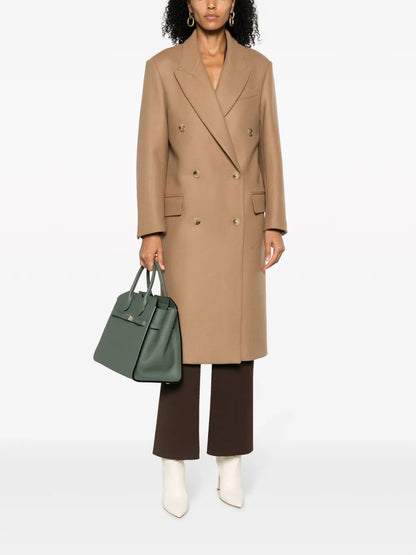 Long Double-Breasted Coat