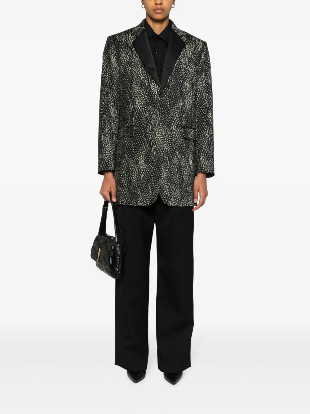Hadiya Single-Breasted Blazer