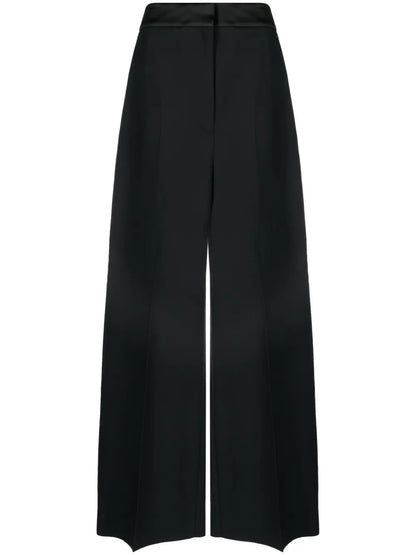 High-Waist Palazzo Trousers