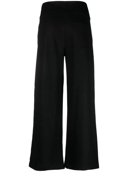 Virgin-Wool Palazzo Trousers