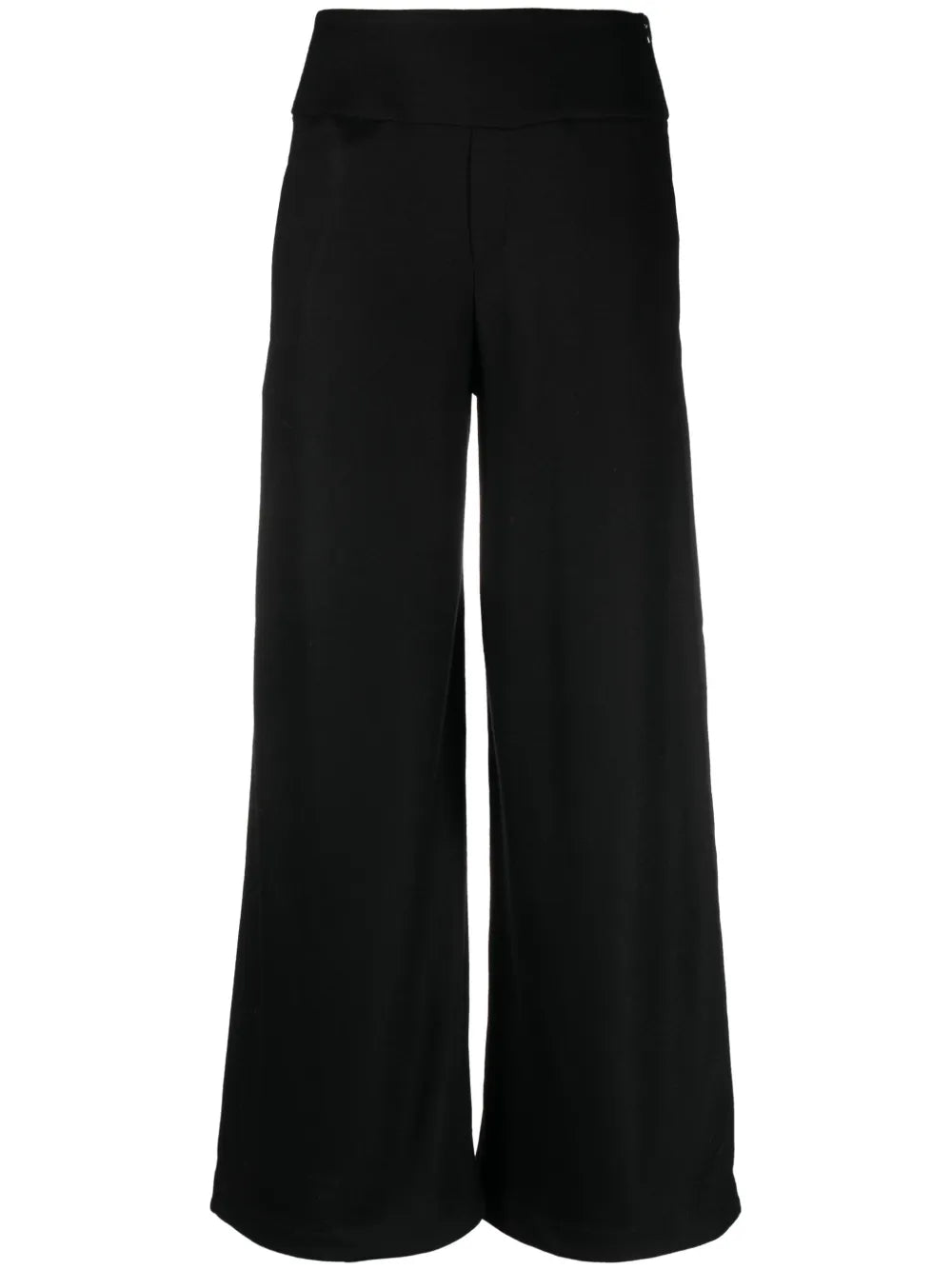 Virgin-Wool Palazzo Trousers