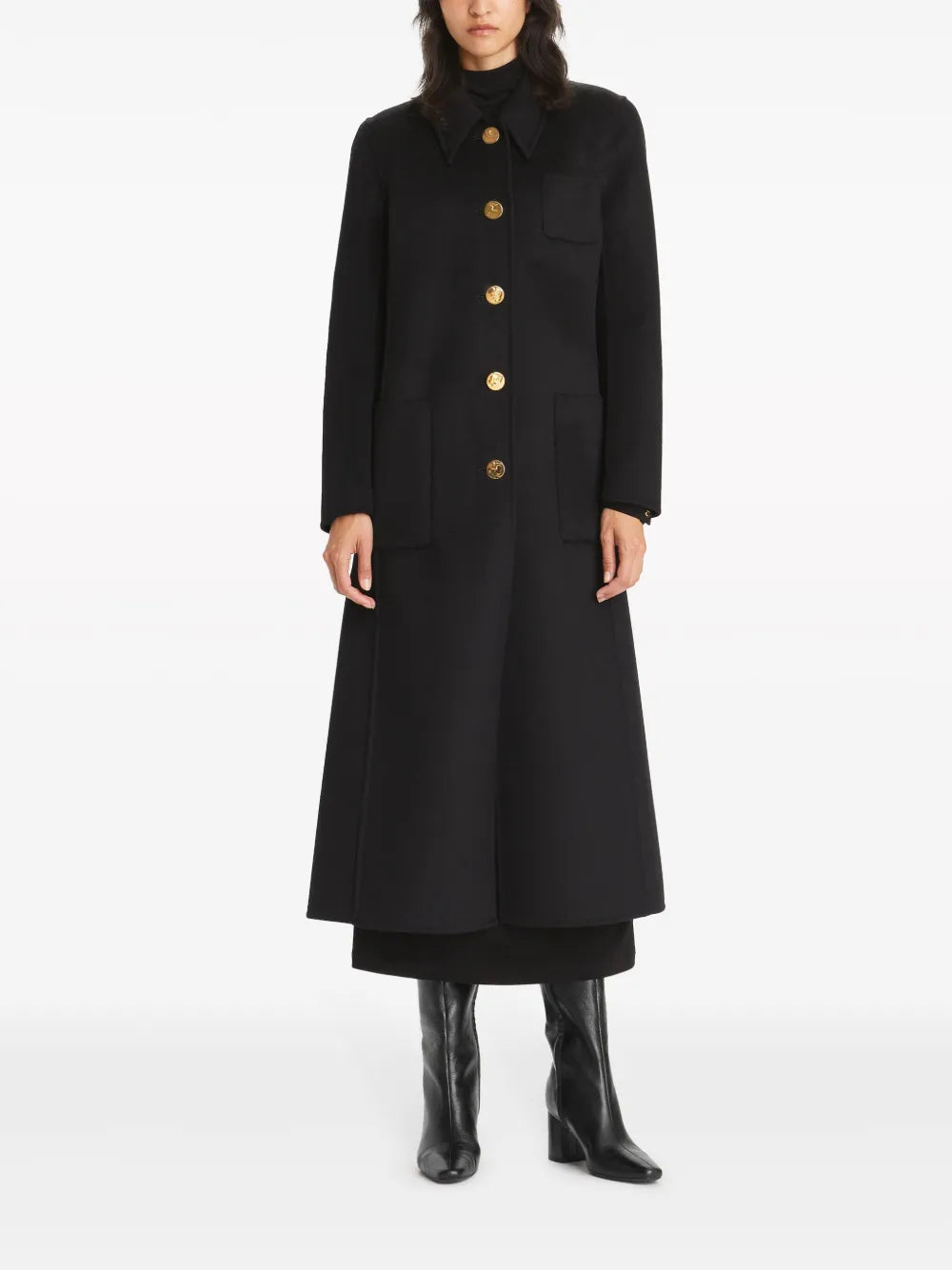 Brushed Wool Coat