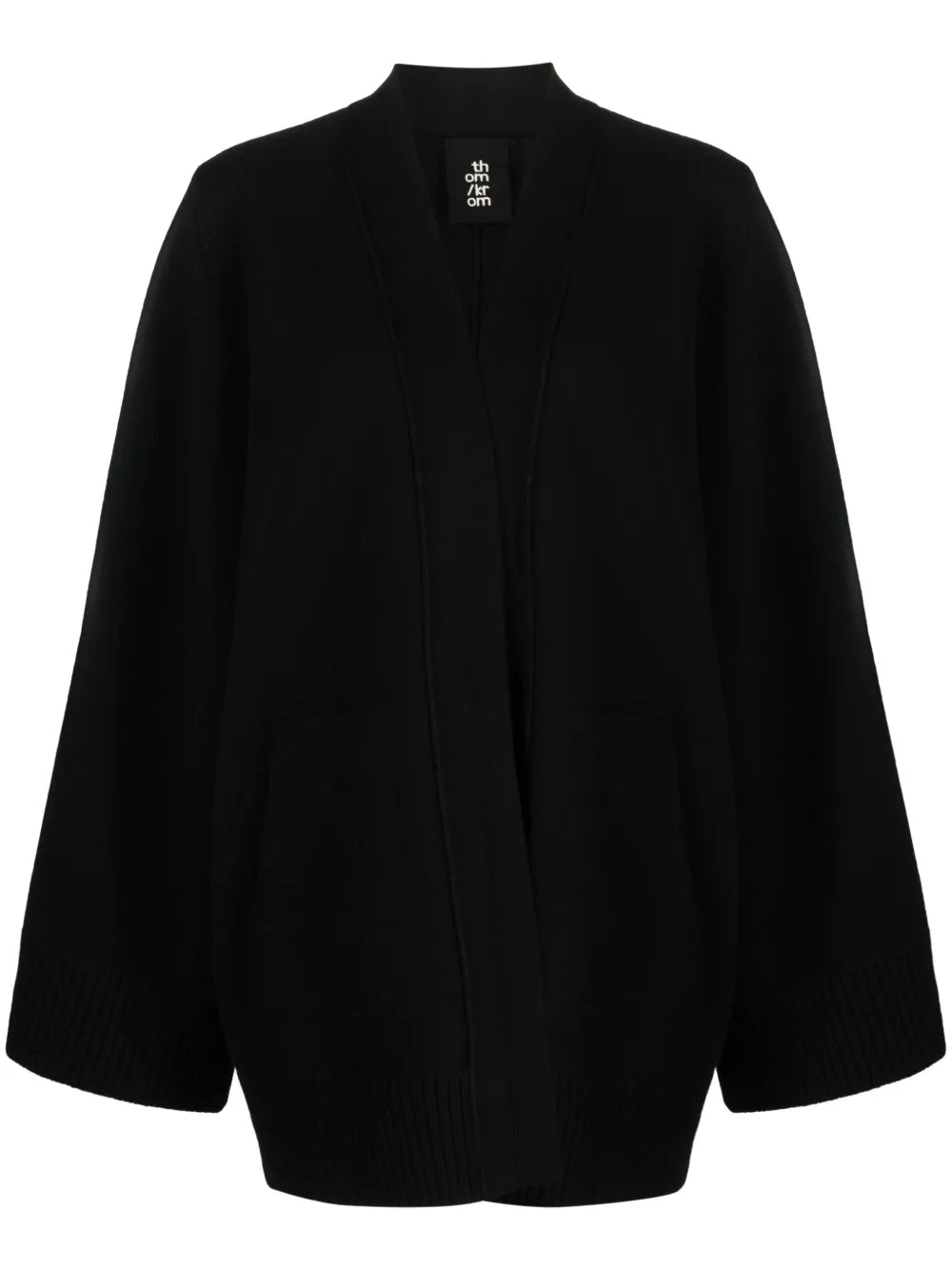 Open-Front Merino Cardigan