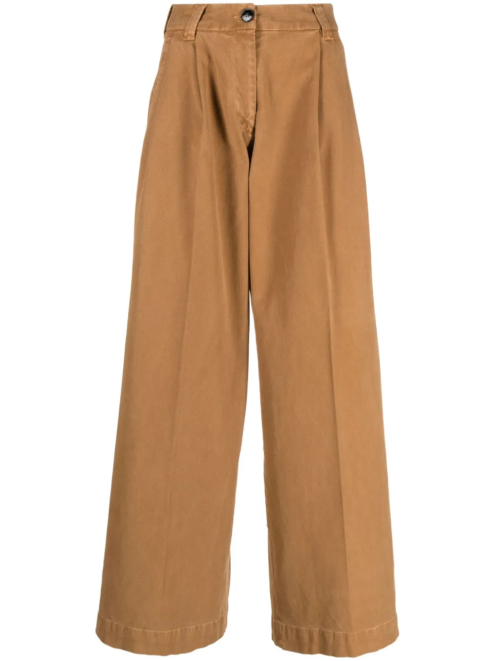 High-Waisted Wide-Leg Trousers