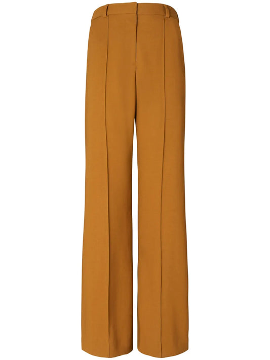 Wide-Leg Wool Trousers