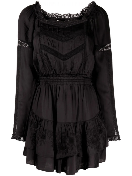 Sanaya Lace-Detail Mini Dress