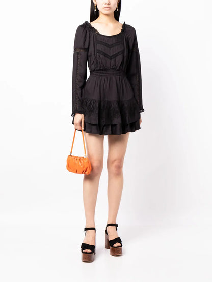 Sanaya Lace-Detail Mini Dress