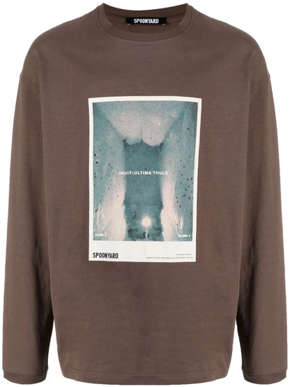Illustration-Print Cotton T-Shirt