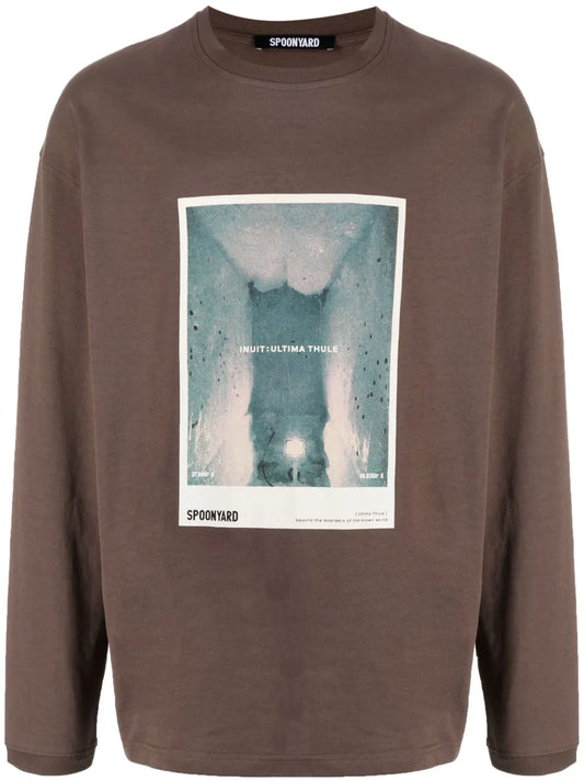 Illustration-Print Cotton T-Shirt