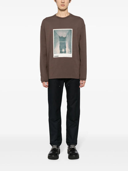 Illustration-Print Cotton T-Shirt