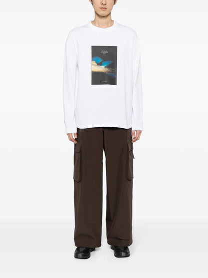 Illustration-Print Cotton T-Shirt