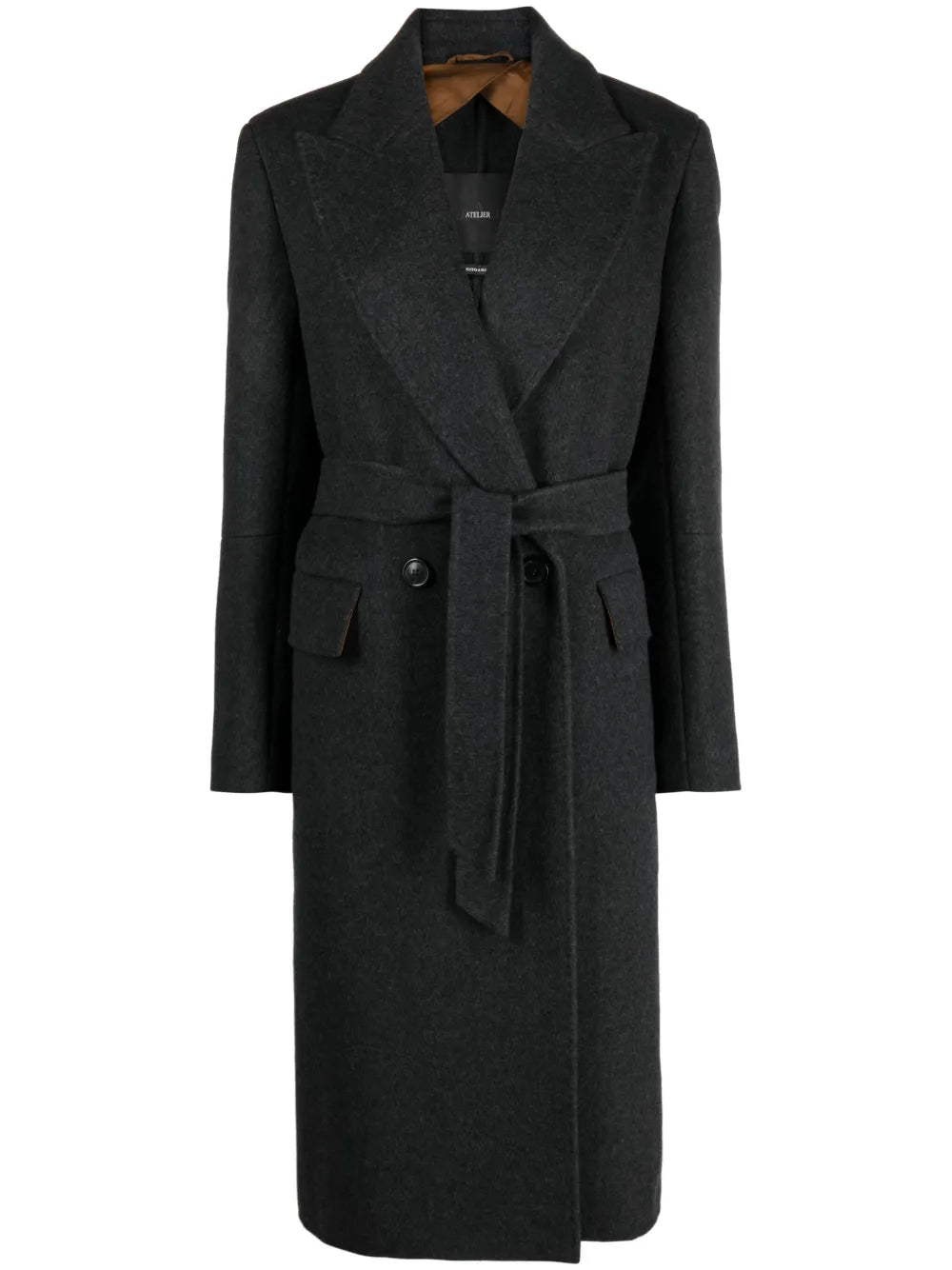 Double-Breasted Cashmere Coat