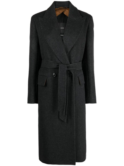 Double-Breasted Cashmere Coat