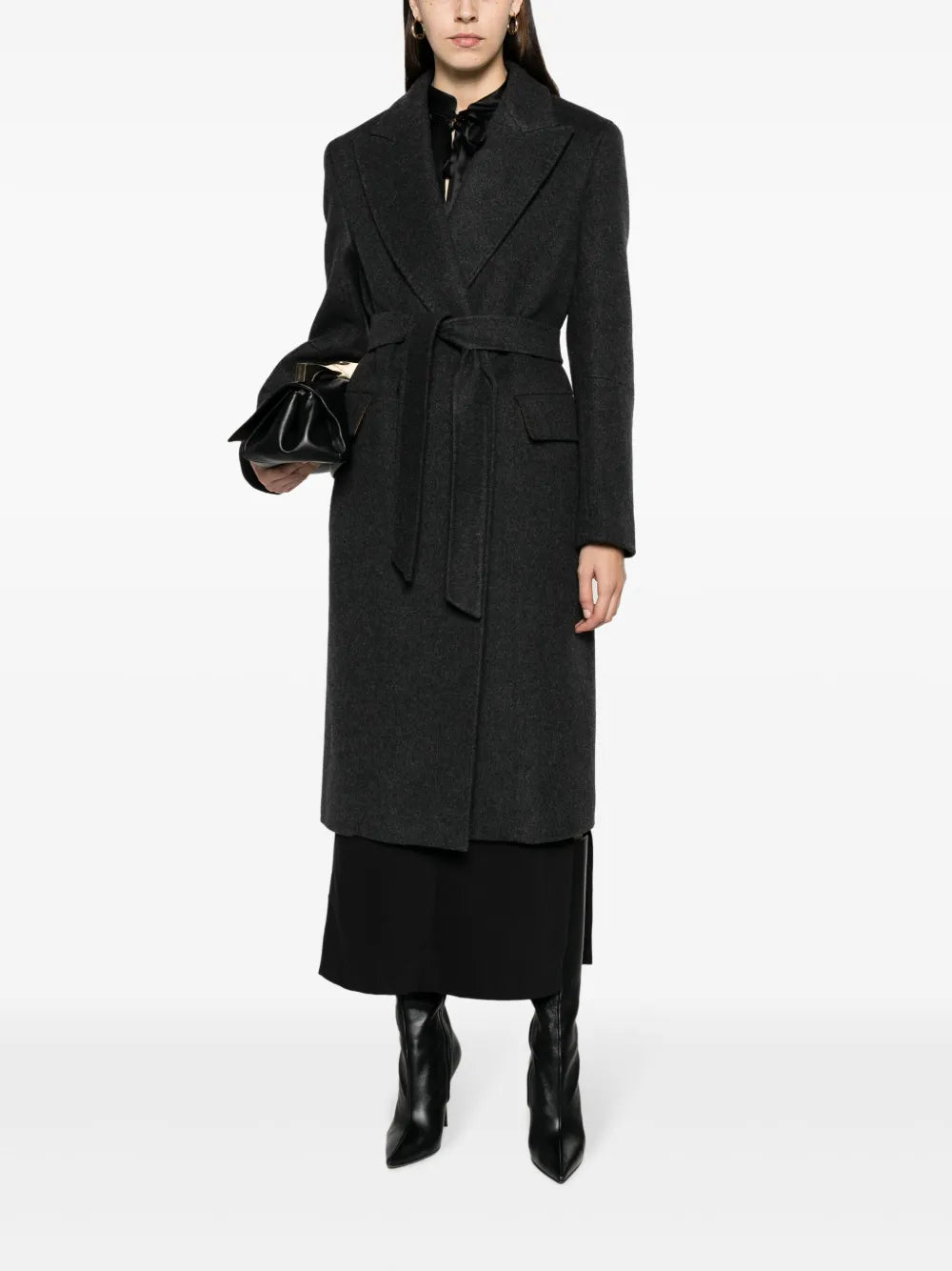Double-Breasted Cashmere Coat